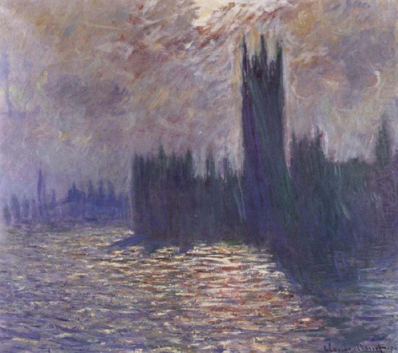 Claude Monet Houses of Parliament,Reflections on the Thames china oil painting image